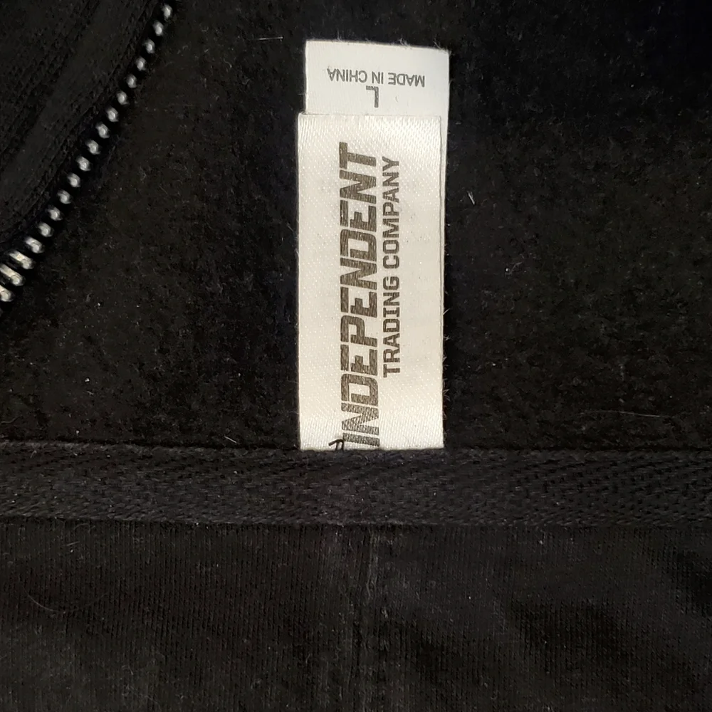 Downtown Las Vegas Men's Gold Spike Cobra Black Full Zip Hoodie Large - Picture 5 of 6